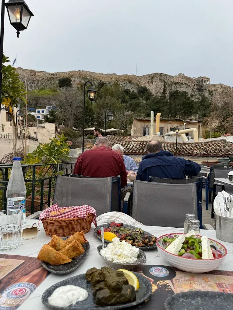 Θέα προς την Ακρόπολη από το Anafiotika