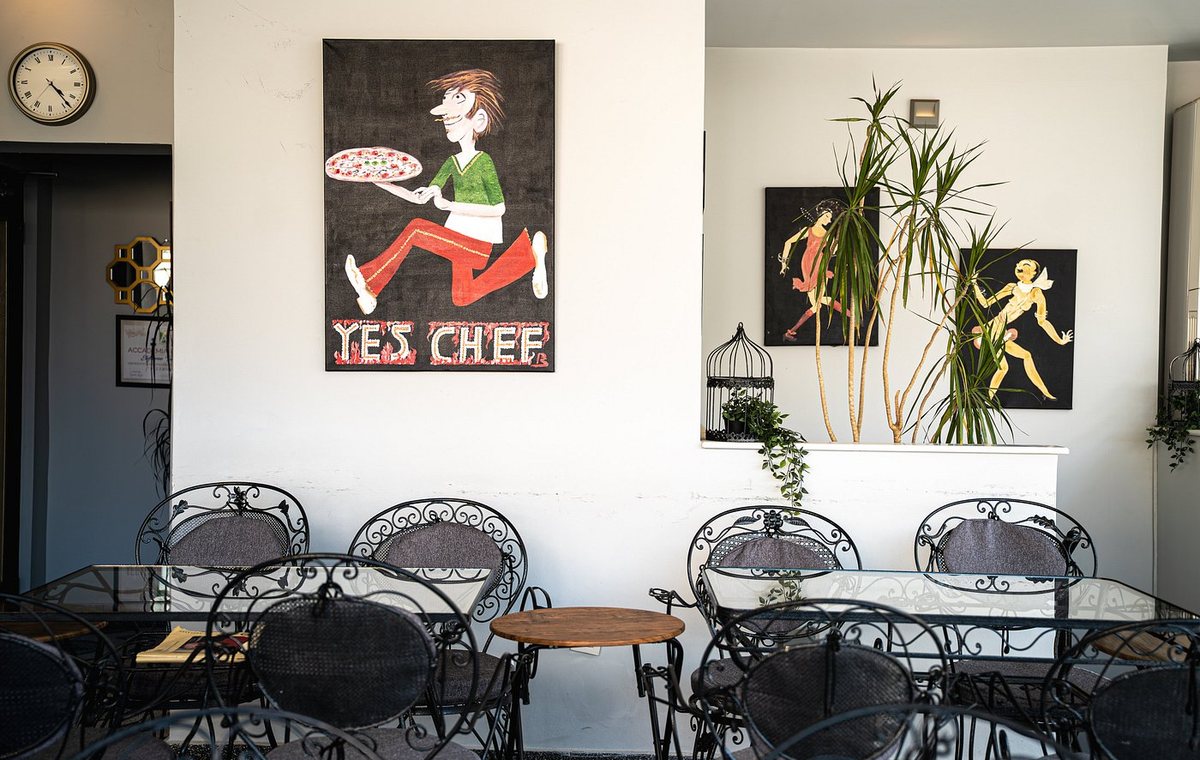 The dining room