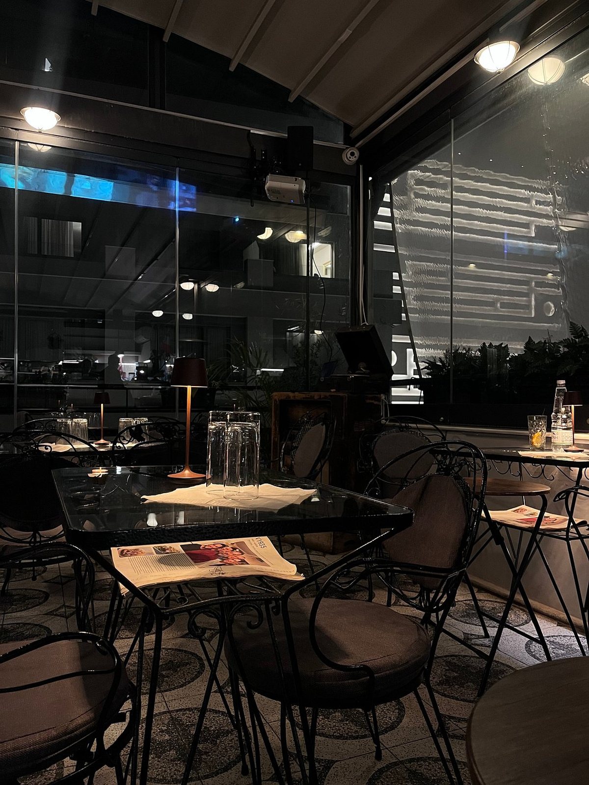 Evening mood on the terrace
